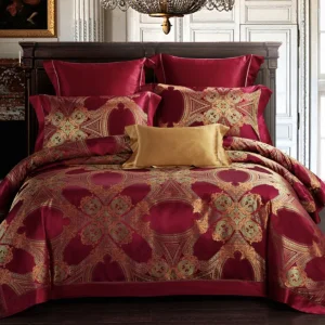 Juego de cama de lujo de seda de morera