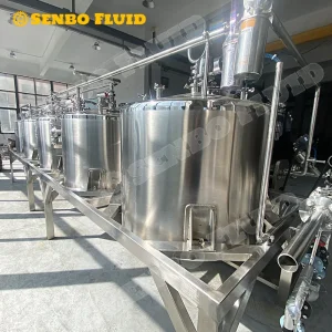 Senbo Fluid Supply CIP Washing Online Cleaning Equipment System for Brewing Tanks