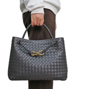 Women's Large Size Hobo Bags Foldable Woven Tote