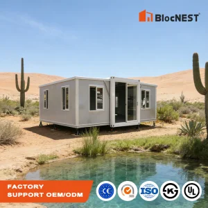 off-Grid Expandable Prefabricated Container Capsule House - Solar Powered Tiny House