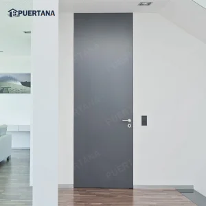 Frameless Wood Interior MDF HDF Flush Hidden Secret Door Invisible Design with Hidden Hinge