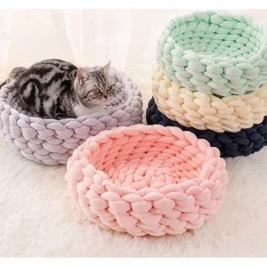 Cartoon Style Knot Cotton Cat House