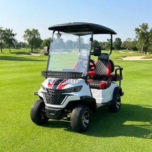 High Performance Off-road Electric Sightseeing 4 Seater Golf Cart With 72V Powerful Motor For Golf Courses Resort Transportation