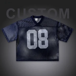 Camiseta de Futebol Retro em Malha Personalizável