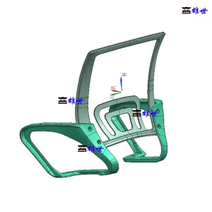 Customized High Quality Plastic Office Chair Mould Seat Backrest Injection Mold