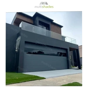 Multishades Folding Hurricane Resistant Aluminum Garage Door Smart Sensor Remote Control Insulated Anti-Theft Charleston Residential OEM