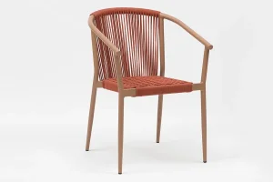 Best IKA Outdoor Aluminum Olefin Rope Woven Chair