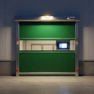 Durable Industrial PVC High Speed Rolling Shutter Doors for Warehouses