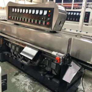 9 Motors Glass Flat Edger and Variable 45 Degree Chamfer Glass Miter Edging Machine