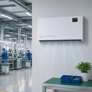 200W Esterilizador de Ar UV-C com Baixo Ruído e Pressão Negativa com Filtração HEPA