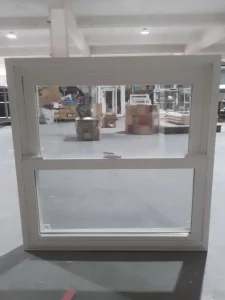 American Standards Nfrc Certification White Color 78 Series UPVC Vinyl Double Hung Tilt Glass Window