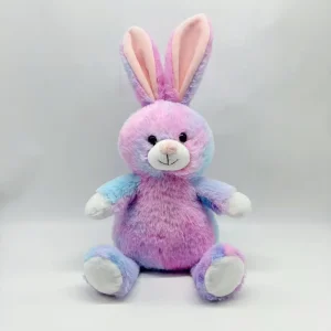 China Adorable Tie-Dye Bunny Plush Collection | Soft Stuffed Toys for Play & Decor Factory, Factories