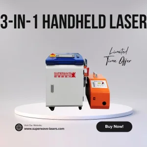 3-in-1 Handheld Laser Welding &amp; Cleaning Equipment for on-Site Welding, Cutting, Cleaning Price
