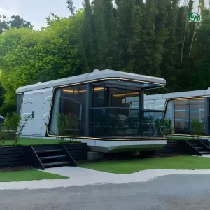 فندق فاخر بتصميم فريد من نوعه، إقامة منتجع، كبسولة فضائية، منزل مودولاري، منازل مسبقة الصنع