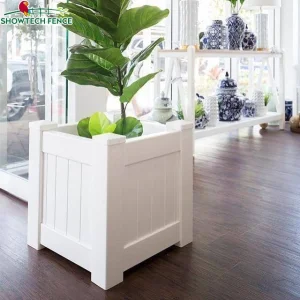 Eco Friendly PVC Vinyl Planter Box with Trill