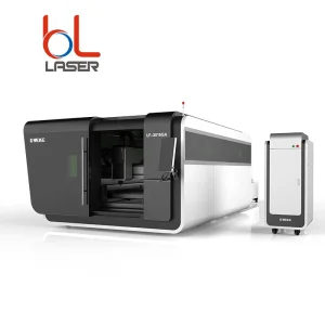 OEM All Enclosures Safe CNC 1-6KW Fiber Laser Cutting Machine with Exchange Table Metal AI/PLT Support HIWIN Components