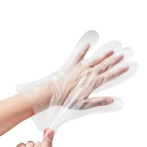 Waterproof Premium Disposable Polyethylene Gloves for Food Handling