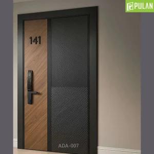 باب دخول أمني بتصميم عصري مصنوع من الألمنيوم المصبوب السميك مع قوة عالية للاستخدام السكني