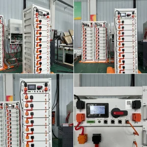 Alta Tensión 512V 409V 100ah 280ah Sistema Solar Industrial de Respaldo de Energía