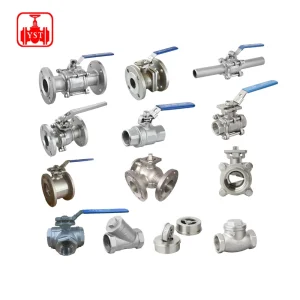 3-way flanged ball valve