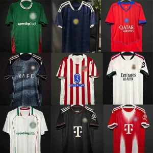 26/27 Jerseys vintage al por mayor y al por menor de alta calidad, camisetas de fútbol tailandesas, ropa de marca, ropa de fútbol, uniforme, kits de fútbol
