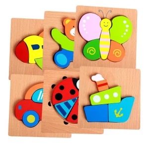3D Wooden Animal Puzzle