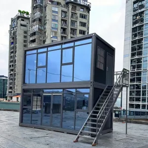 Portable And Movable Prefabricated 20 Ft Foot Length Shipping Containers Office 20ft