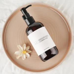 Hypoallergenic Enzyme Body Wash Fragrance Free Gentle Shower Gel for Sensitive Skin Luxury SPA Enzyme Body Wash Natural Plant Essence Nourishing Body Cleaner