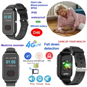 IP68 Fall Alert Watch
