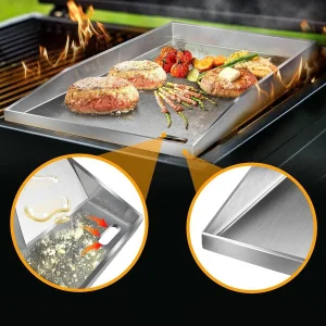 Outdoor Grill Stove Cooking Griddle Pan