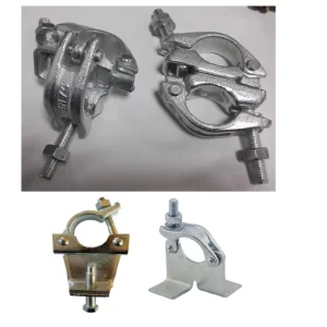 Scaffolding Durable Pressed Steel Pipe Clip Fixing Pressed Double Coupler