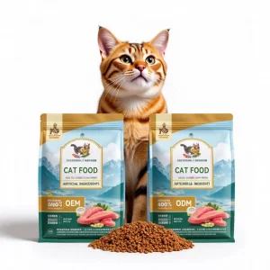 Alimento para gatos seco de alta calidad de marca privada 1kg