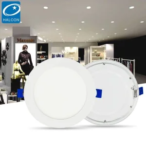 High Quality Bedroom Living Room Recessed Mounted 9w 12w 18w 24w Slim Round Led Ceiling Panel Light