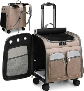 Pet Carrier with Wheels