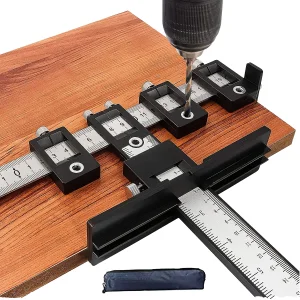 DIY Cabinet Hardware Jig Tool OEM Wood Drilling Dowelling Guide