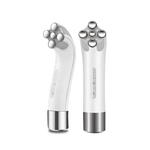 EMS Hand Held Facial Treatment Machine with LED Light Therapy and Microcurrent for Face &amp; Neck Anti-Aging at Home