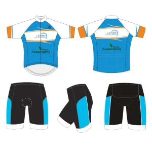 Roupas de Ciclismo Sublimadas com Zíper Completo
