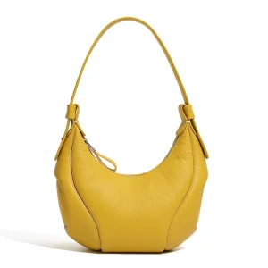 Factory Custom New Trendy Ladies Handbags Vintage Underarm Bag Design Genuine Leather Women Shoulder Bags