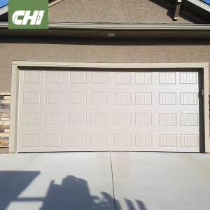 Chi Raised Style 9X7 Steel Raised Insulated Residential Sectional Overhead Garage Door