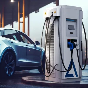 Electric Car Chargeing Station CCS Chademo EV Charging Pile for Public Use