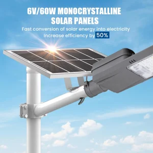 High-Brightness Energy-Saving Outdoor Aluminum 100W and 200W Road Light-Emitting Diode Solar Street Lamps