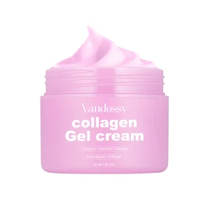 Niacinamide Freeze-Dried Hydrolyzed Collagen Lightweight Gel Cream Barrier Boosting Moisturizer Glycerin Glowing Lifted Skin