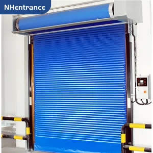 Thermal Insulated PVC Fabric High Speed Door for Industrial Cold Storage and Freezer Applications