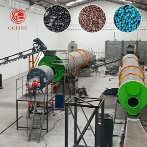3-5 mm Granule Fertilizer Production Line Granulator Organic Fertilizer Making Machine