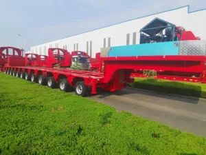 Spmt Heavy Duty Hydraulic Self Propelled Modular Trailer with Steering Lifting Multi Axles