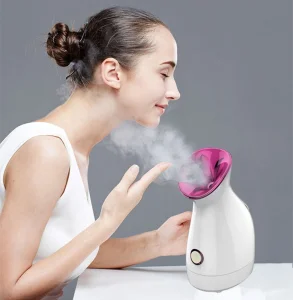 Sauna SPA Women Men Moisturizing Nano Ionic Warming Face Humidifier Atomizer Professional Warm Facial Steamer Home Face Steamer