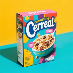 Custom Cereal Retail Cardboard Display Box