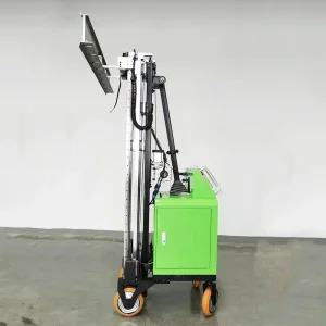 Indoor Collapsible Plastering Machine Automatic Mortar Sprayer Construction Cement Mortar Wall Spray Plastering Machine Automatic Diesel Mortar Spraying Machine
