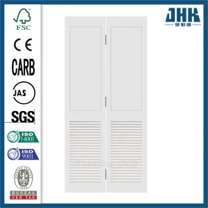 Jhk Shutter Half Louveredhalf Louvered Bifold Closet Doors