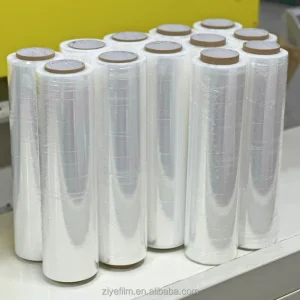 50cm LLDPE Stretch Film 23m Thick Machine Grade Protective Film Pallet Packaging For Logistics Storage